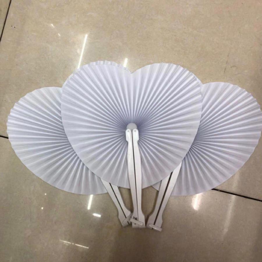 Love-shaped paper fans, manufacturers direct