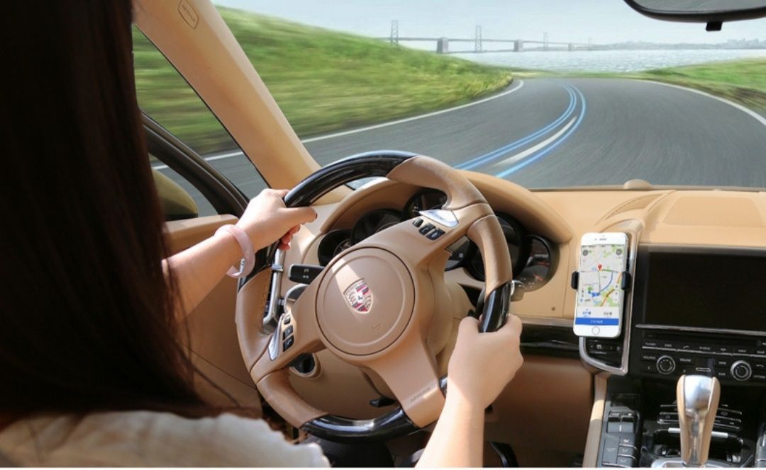 新品出风口车载手机支架 手机导航仪支架 汽车空调通风口详情1