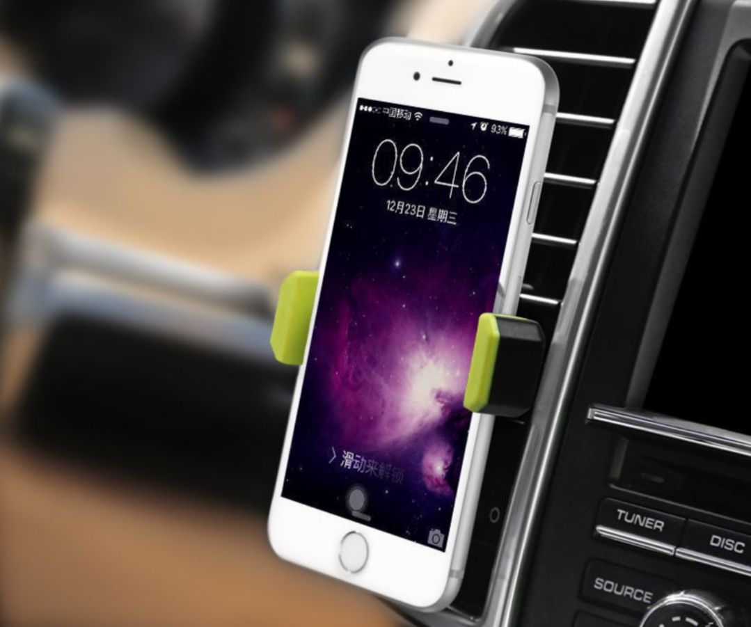 新品出风口车载手机支架 手机导航仪支架 汽车空调通风口详情2