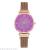 Aliexpress hot style fashion hot selling color all over the sky magnetic watch strap watch milan strap watch