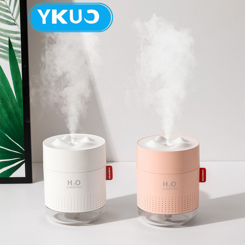 跨境新款大容量喷雾加湿器小型桌面雪山加湿器室内空气湿润净化器