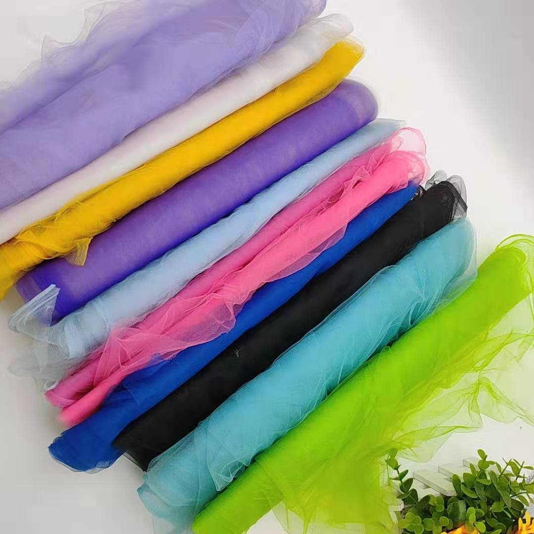 新款涤纶美国网 春夏女装婚纱网纱 蓬蓬裙网纱 手工DIY网纱