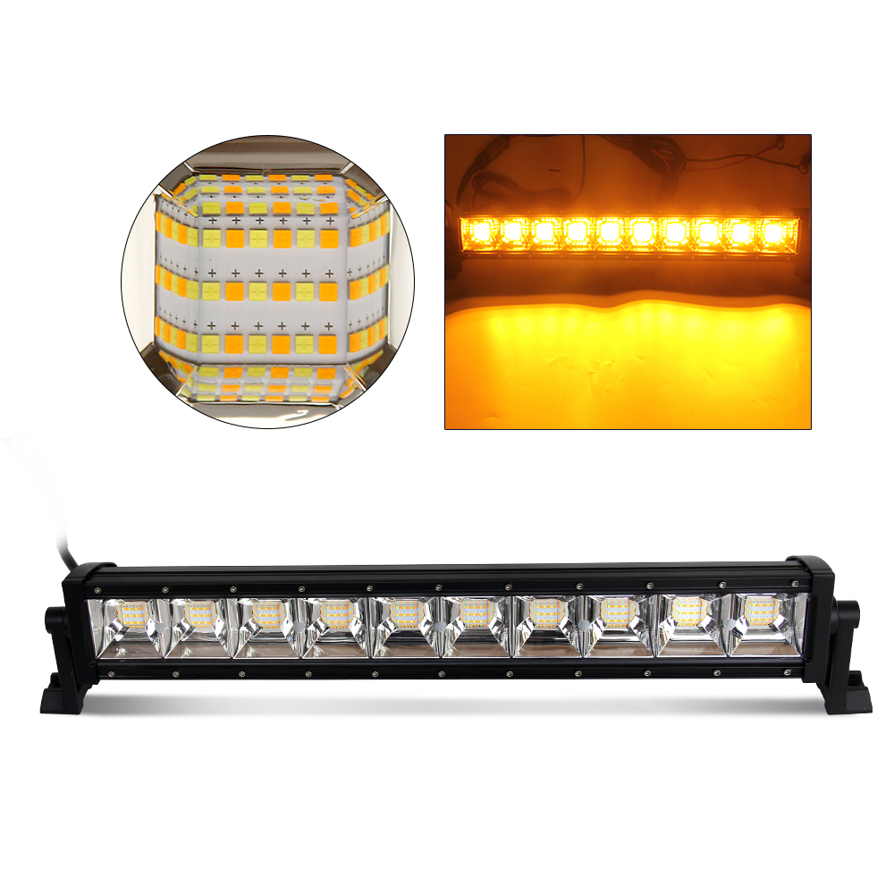 汽车双色22“12 V Suv越野 4x4 Led闪光灯工作灯