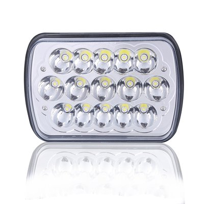 卡车改装12V 24V大功率7英寸15灯45W汽车LED工作灯7寸