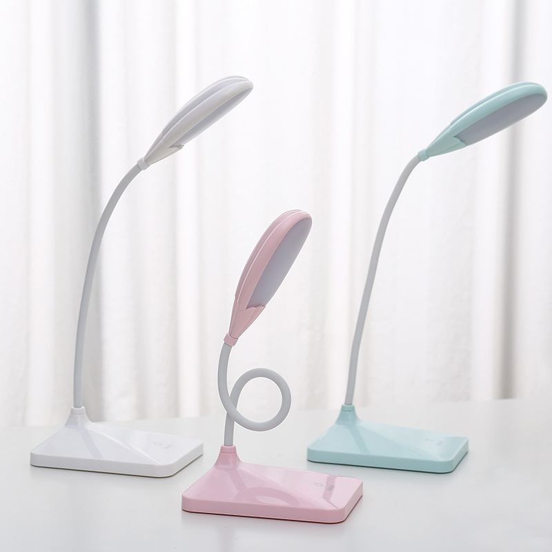 学生学习创意折叠阅读台灯 卧室床头柜小台灯 LED充电小台灯