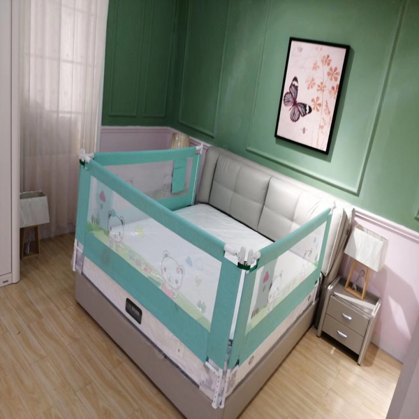 Yujie children's bed guardrail baby anti-fall big bed fence 1.8/2.0 universal bed guardrail