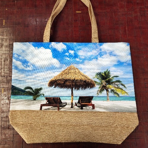 Patchwork Canvas Bag Women‘s Shoulder Bag Beach Bag Shopping Bag Cloth Bag
