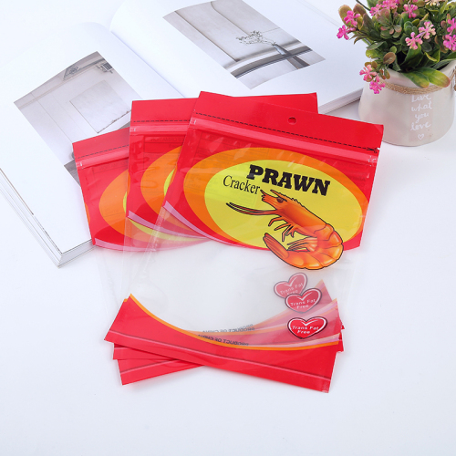 factory direct sales dried shrimp food supplies packaging aluminum film plastic bag opp combination bag custom logo pattern
