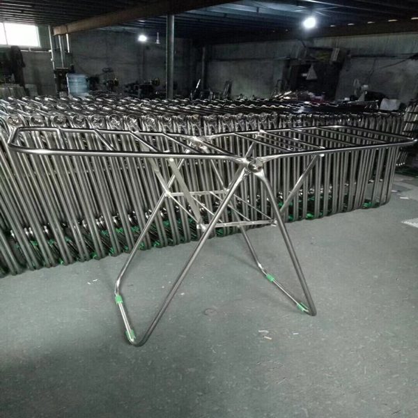 All steel rack floor rack for round tube square steward