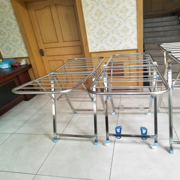 All steel rack floor rack for round tube square steward