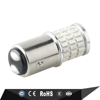 汽车双色爆闪刹车灯led亮光暗光双模式1157 t20红色爆闪刹车灯led