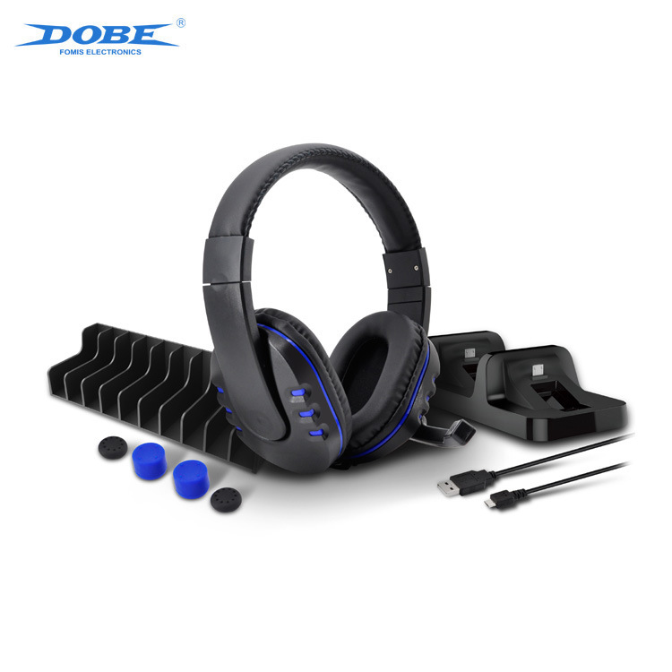 DOBE PS4/SLIM/PRO五合一耳机套装游戏套装TP4-18101
