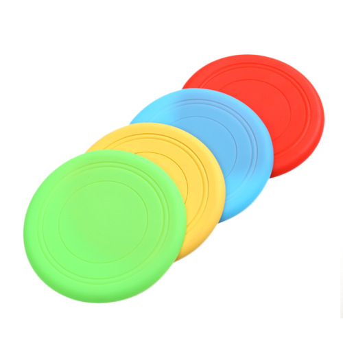 Colorful Silicone Frisbee Children Soft Flying Saucer Kindergarten Primary School Students Outdoor Sports Soft Frisbee 17 Cm20cm23cm