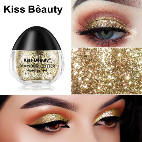 kiss beauty manufacturers supply monochrome eyeshadow nude makeup beginners waterproof smear-proof eye shadow powder