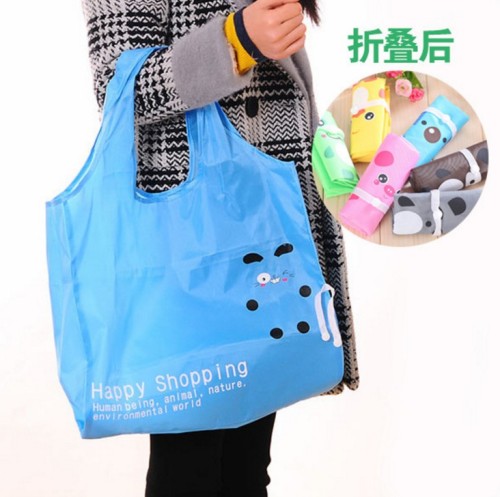 Green Shopping Bag Storage Shopping Bag Cartoon Spring Roll Shopping Bag Mummy Bag Shopping Bag