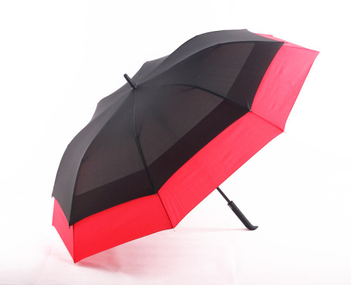 new features two-layer umbrella surface telescopic plus straight rod long umbrella foreign trade business high-end men‘s golf umbrella