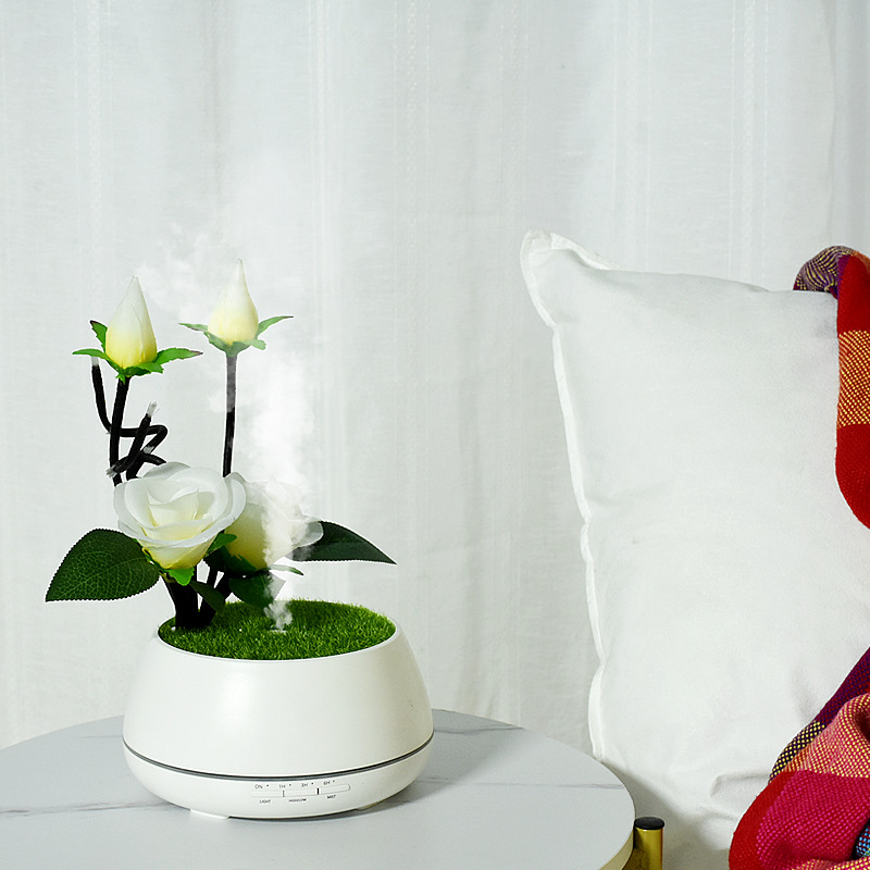 2019创意雾里看花音响香薰灯带音箱能变色APP控制加湿器家用静音