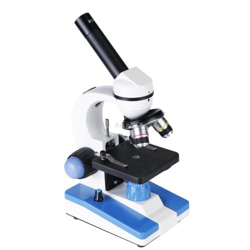 new xsp-116rt monocular up and down dual light source dual led light biological microscope can be connected to mobile phone to take photos