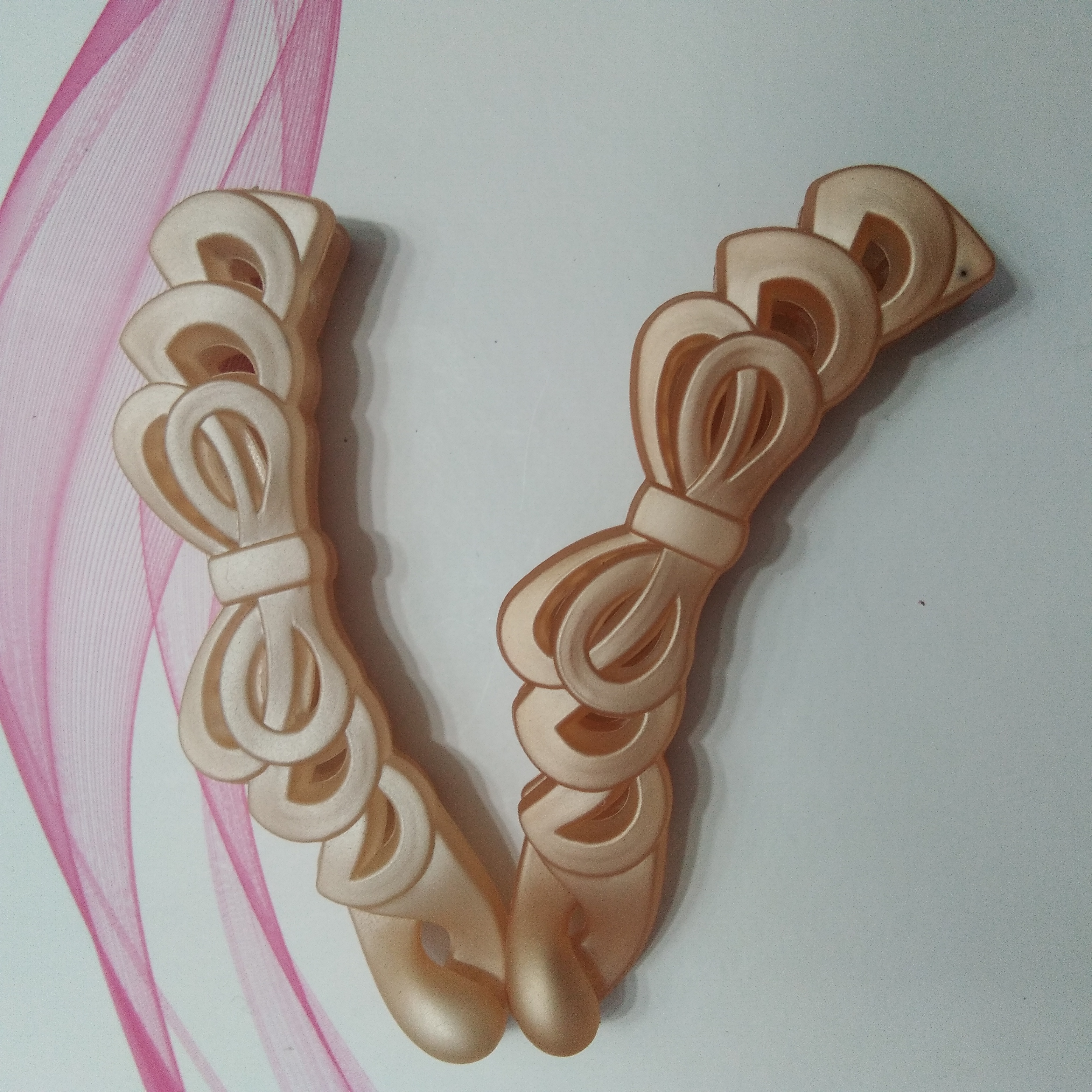 新款9公分香蕉夹发夹发扣不断料头饰地摊