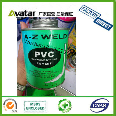 A-Z WELD PVC 700-57 pvc glue adhesive heat resistant glue for plastic