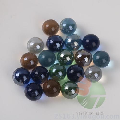 100 pieces 14mm pearlescent colored transparent glass marbles 14mm marbles machine ball