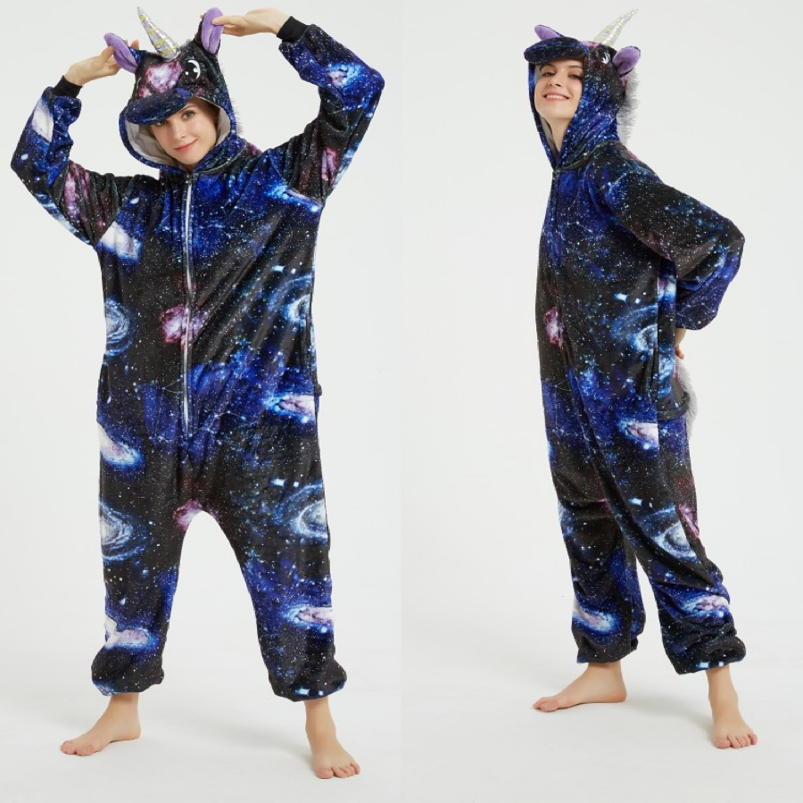 Triceratops animal style one-piece pyjamas for home wear new factory exports to South America Russia