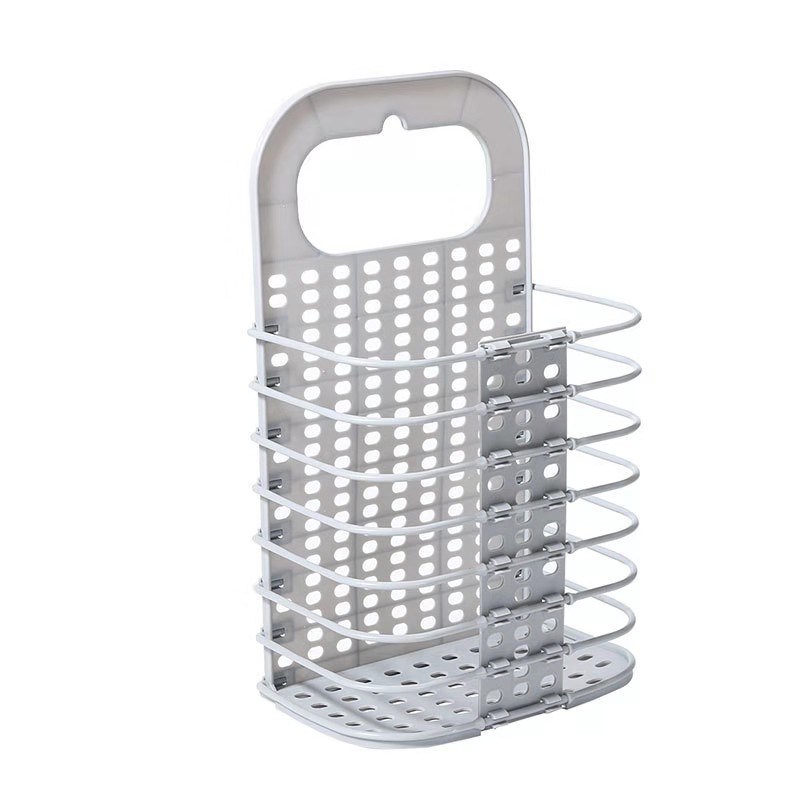 Wall-mounted folding dirty clothes basket pic 4