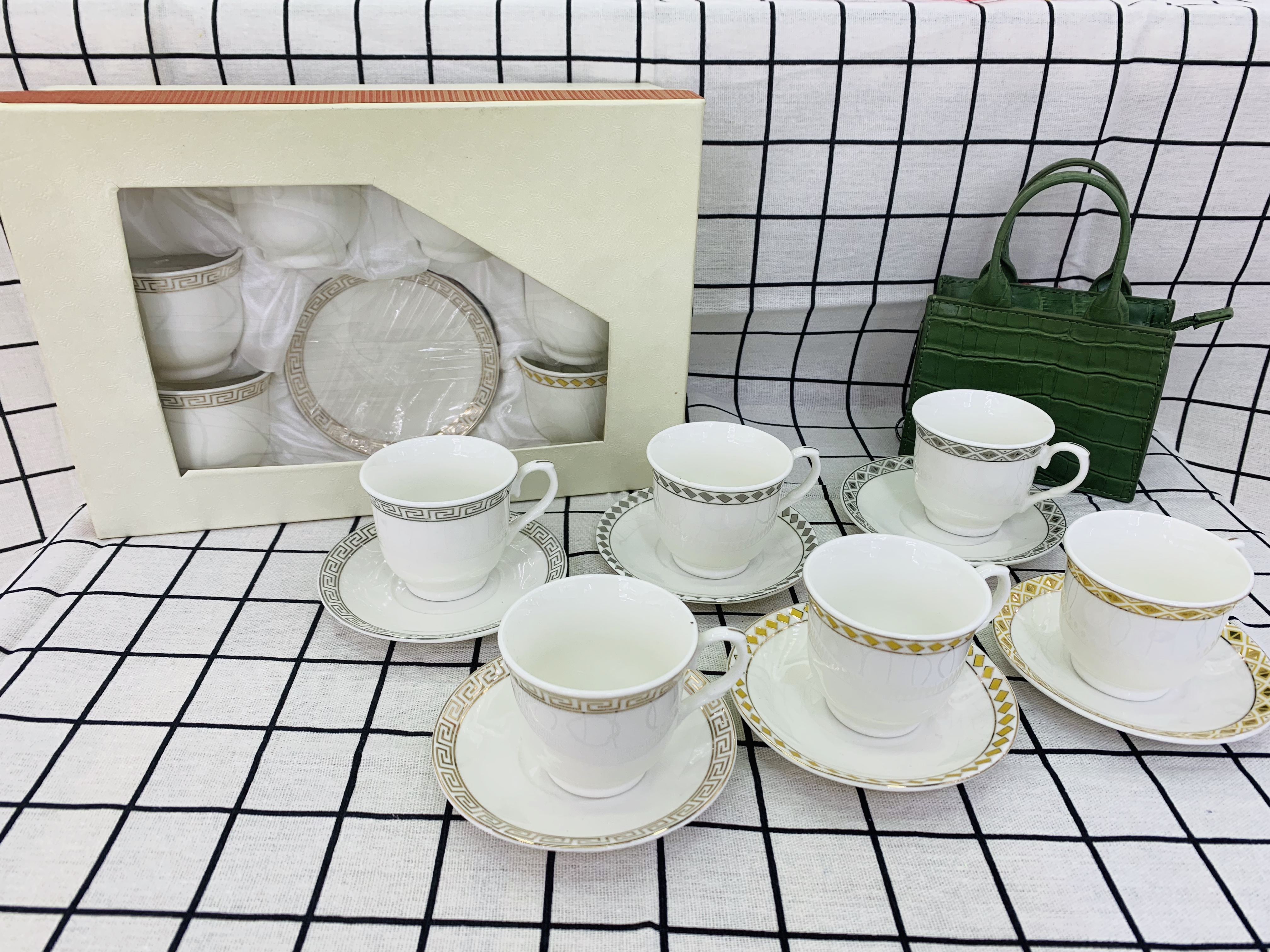 欧式骨瓷咖啡杯碟咖啡杯高档陶瓷杯出口杯碟