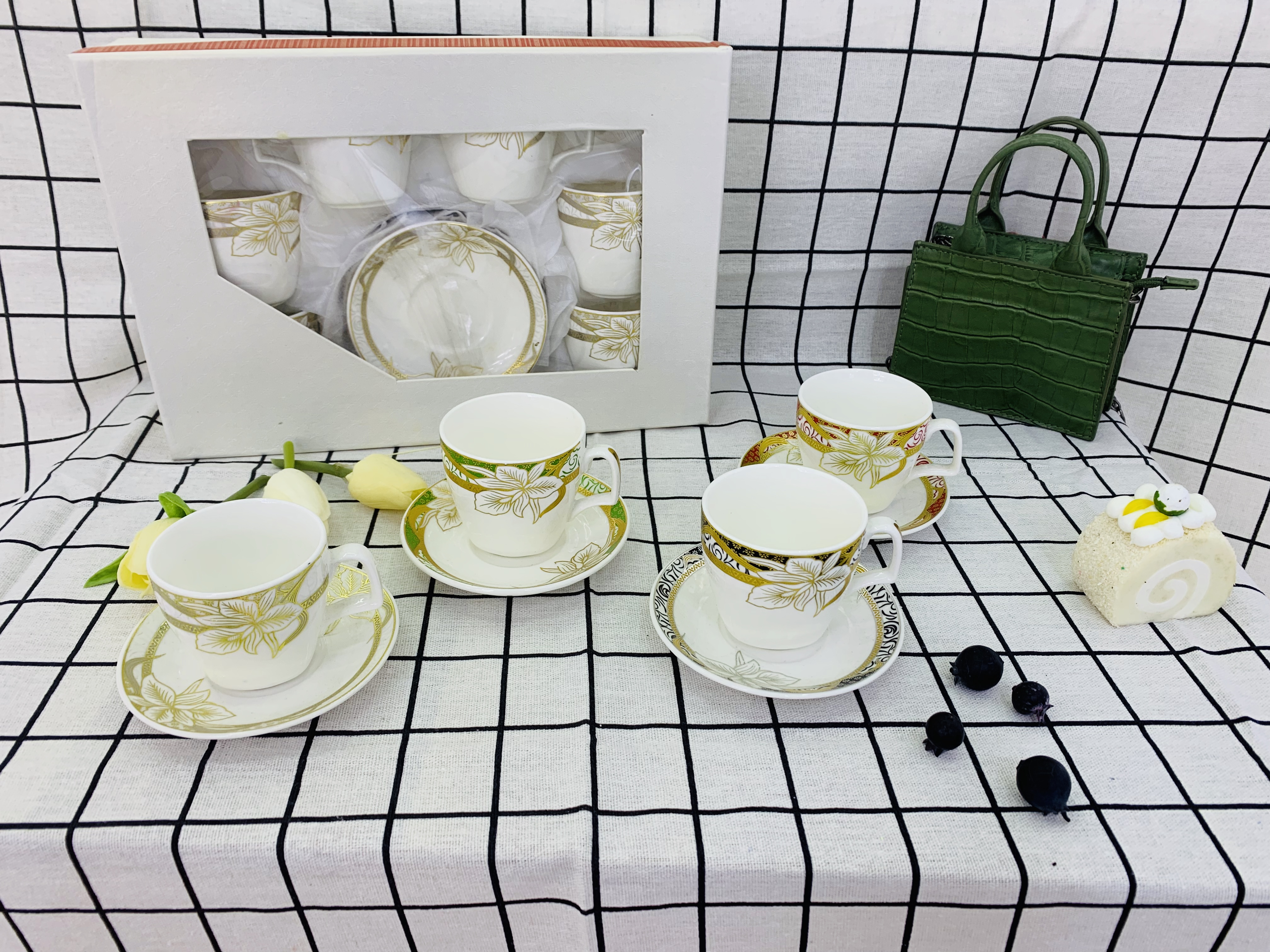 咖啡杯碟咖啡杯高档陶瓷杯出口杯碟