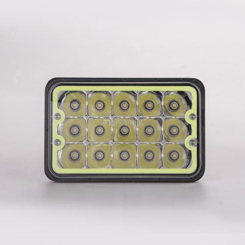 Wholesale Automobile Led Working Lamp 15 Beads Square Angel 5-Inch 45W Work Light High and Low Bright