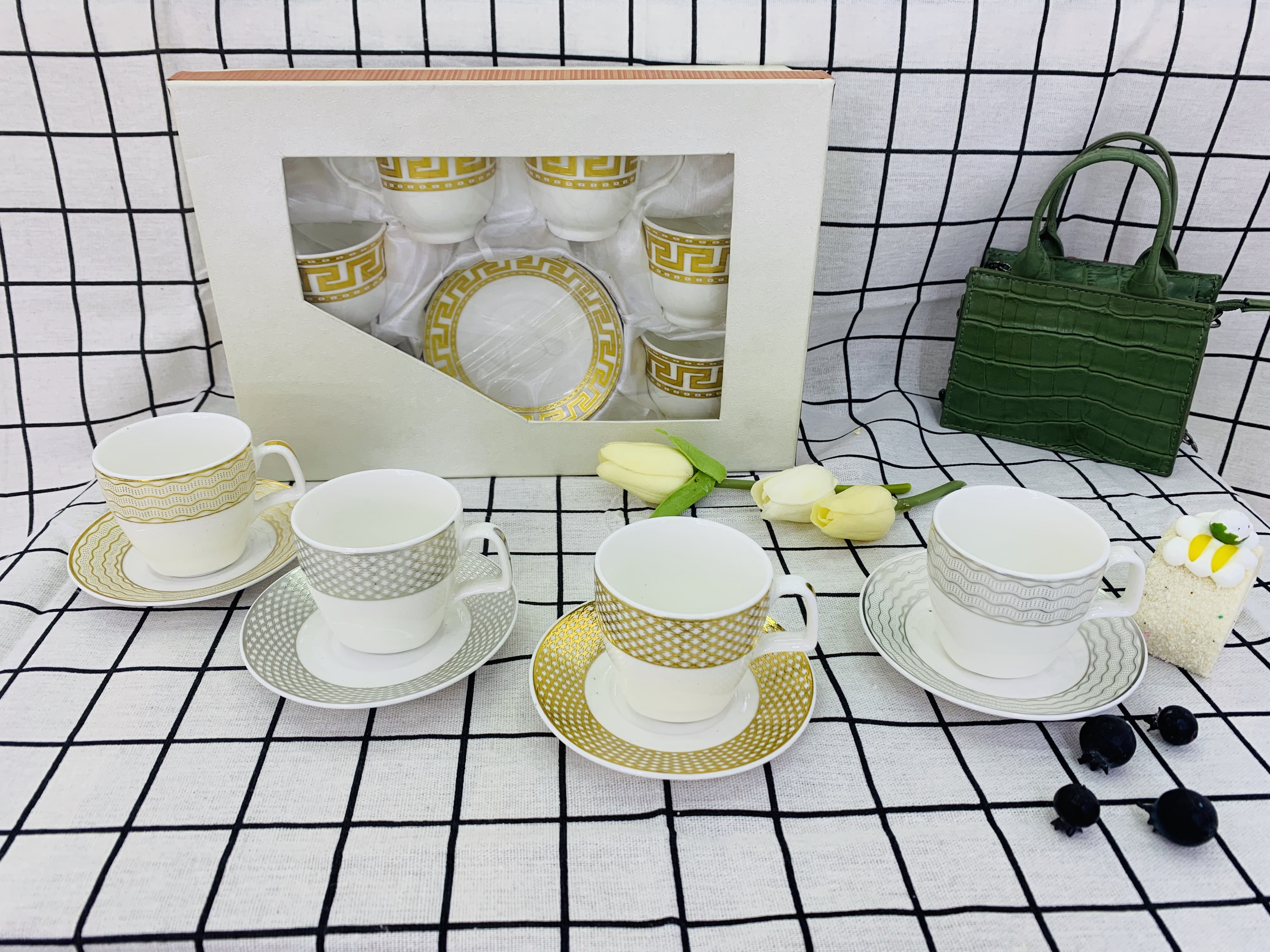 欧式骨瓷咖啡杯碟咖啡杯高档陶瓷杯出口杯碟