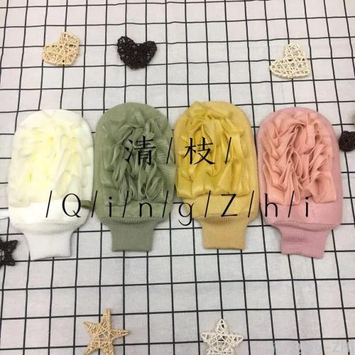 [Qingzhi] Bath Towel Qingzhi Brand Light Color Series Mesh Sponge Wash Cloth Bath Gloves Foaming Cleansing Skin