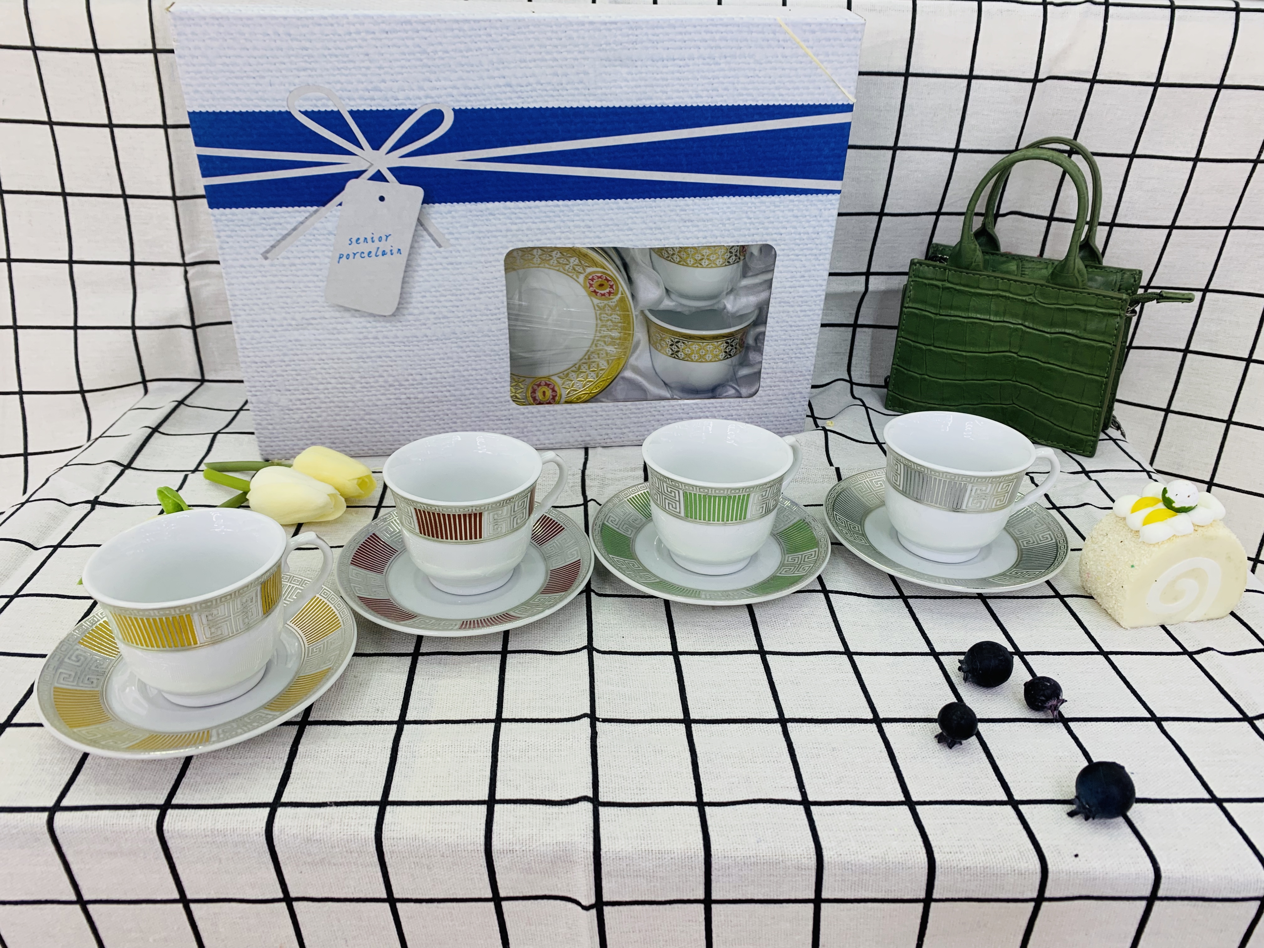 咖啡杯碟咖啡杯高档陶瓷杯出口杯碟