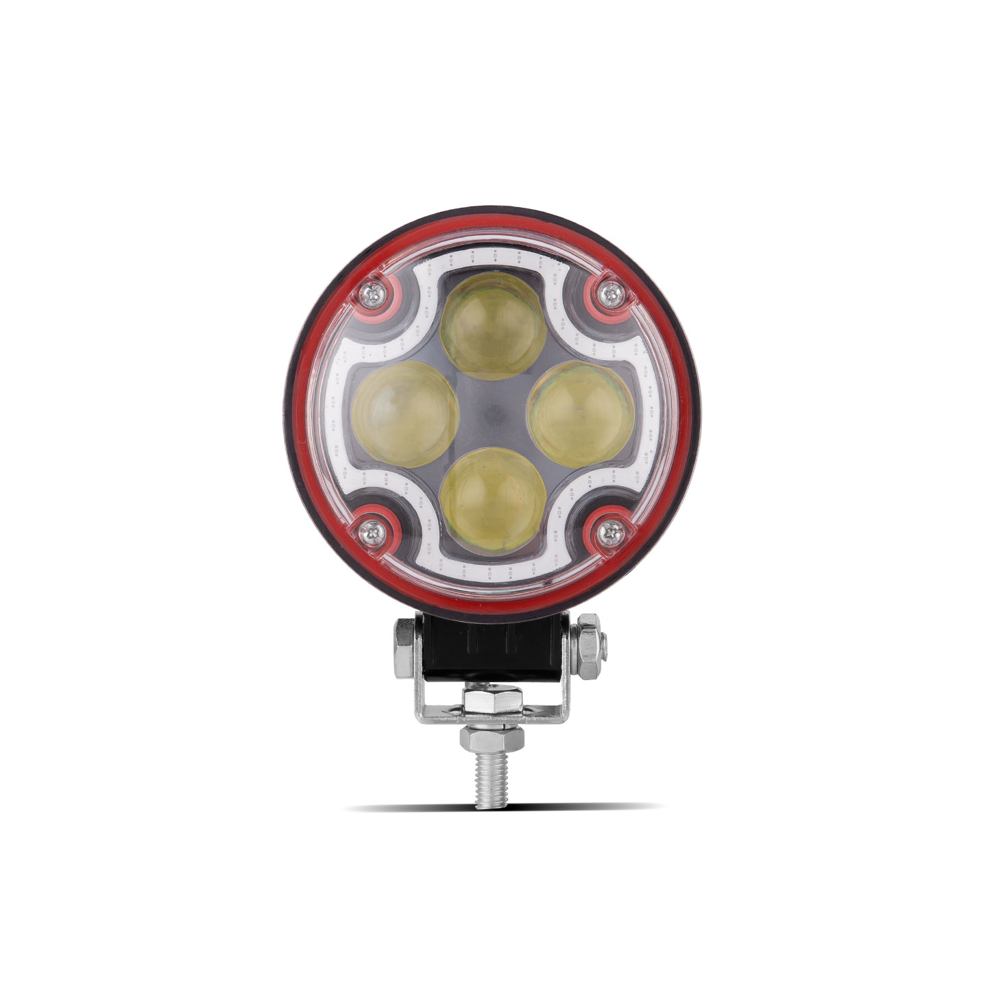 批发汽车LED工作灯4珠圆形天使