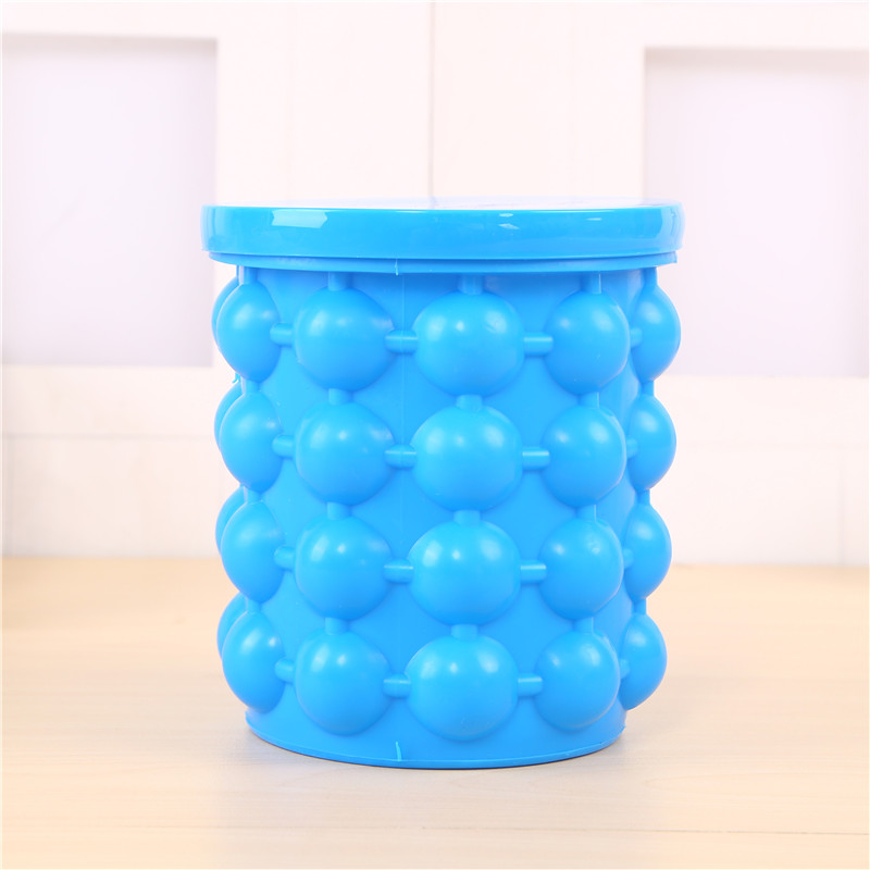 Quick-frozen silicone ice bucket creative rapid ice maker insulation storage personality appliances ice maker frozen ice mold