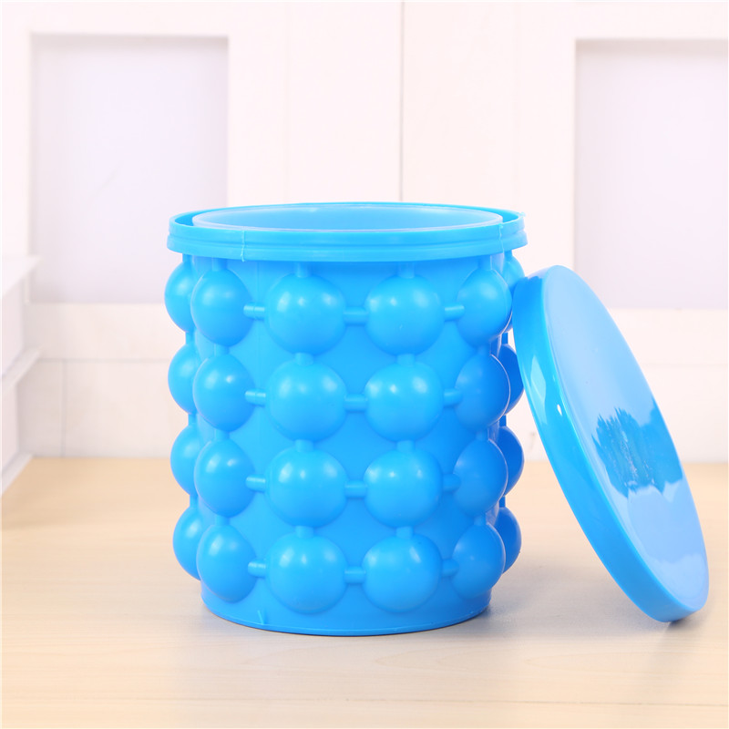 Quick-frozen silicone ice bucket creative rapid ice maker insulation storage personality appliances ice maker frozen ice mold