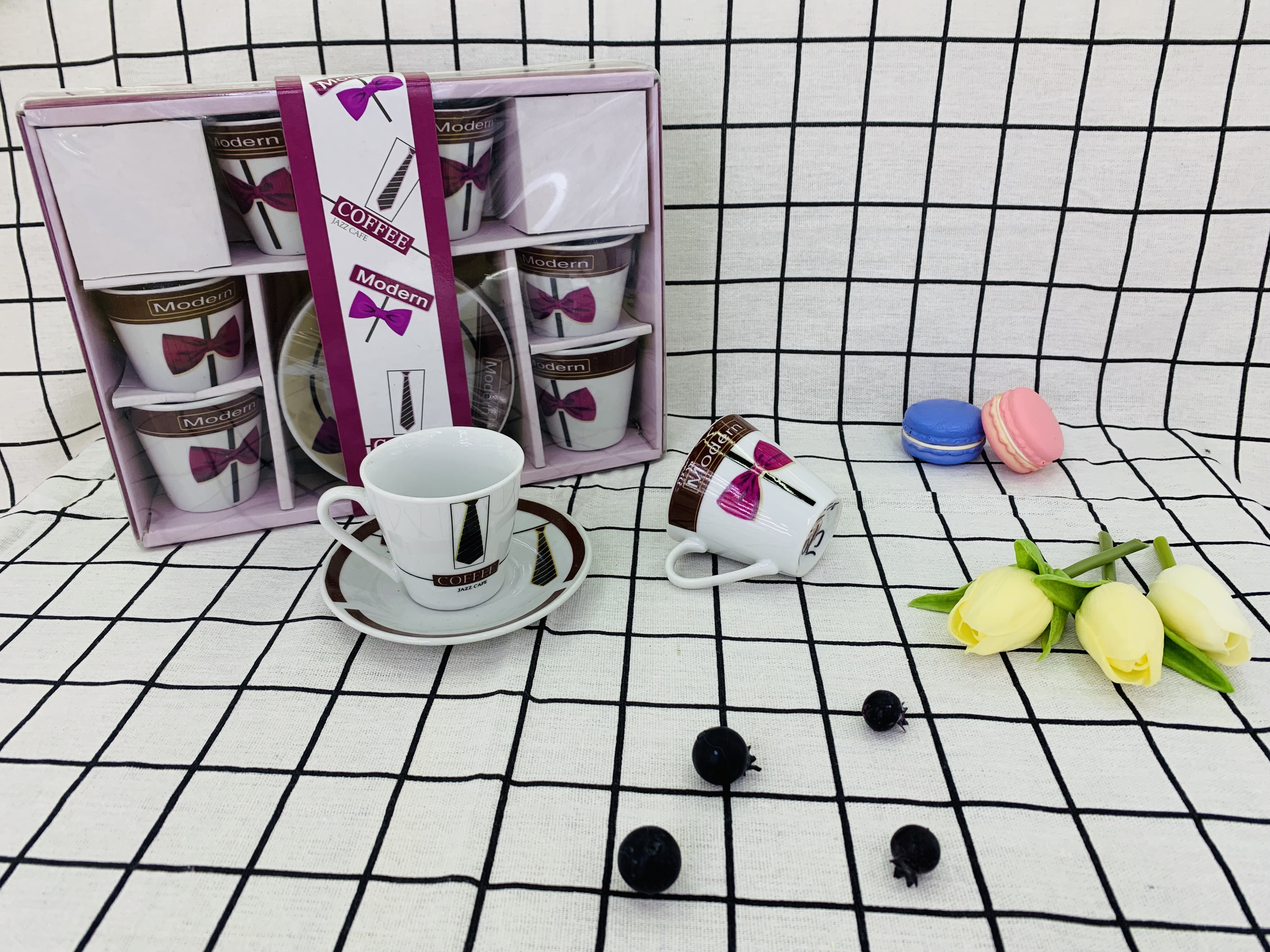 咖啡杯碟咖啡杯高档陶瓷杯出口杯碟