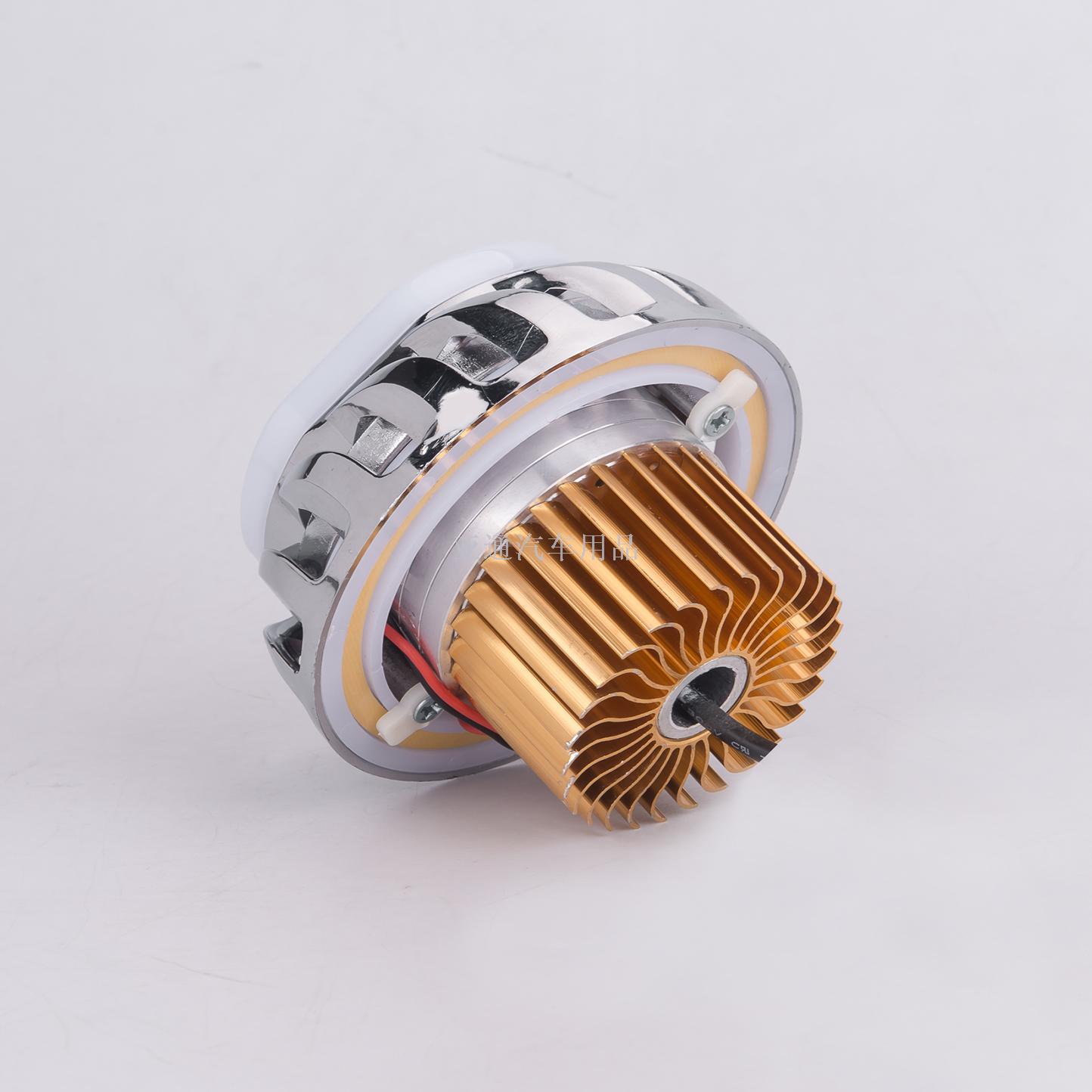 摩托车车灯U24方形旋风双天使