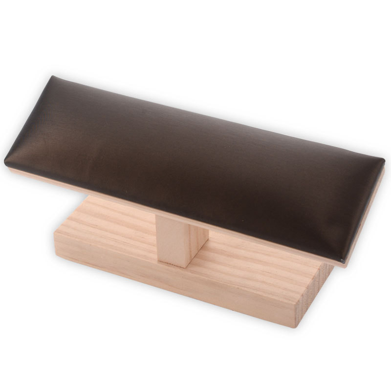 创新实木PU手镯架子手链发饰展示架佛珠手串手表工字架饰品收纳架