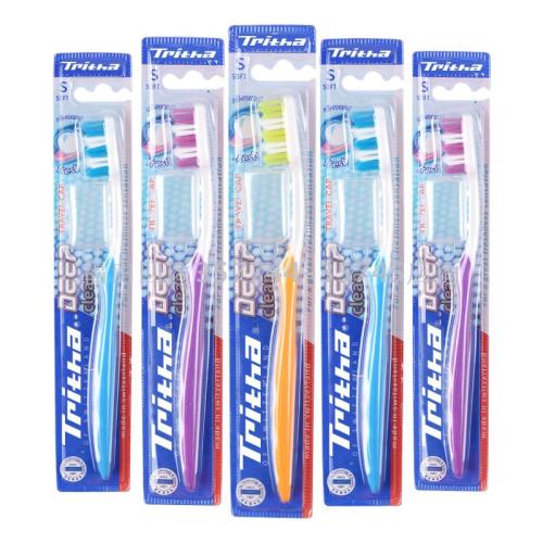 tritha 533 bristle adult toothbrush with sheath foreign trade export products 0.2mm bristle