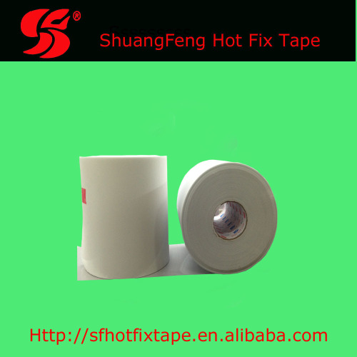White Hot Fix Tape Good Adhesion Dongyang Hot Fix Tape Factory 32cm * 100m