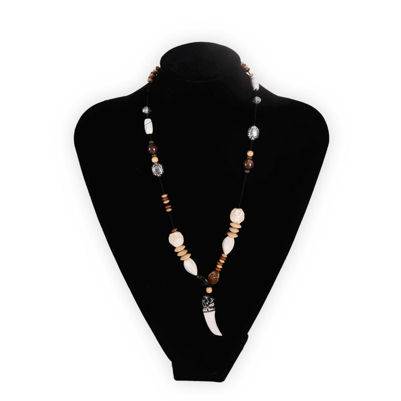 项链展示架特大绒布模特毛衣链首饰架珠宝吊坠饰品展示架模特脖子