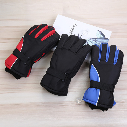 2019 winter new outdoor skiing cycling mountaineering warm knitted full finger men‘s windproof gloves products wholesale