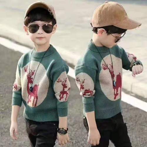 autumn and winter new children‘s sweater children‘s clothing sweater miscellaneous knitted sweater tail goods stall supply wholesale