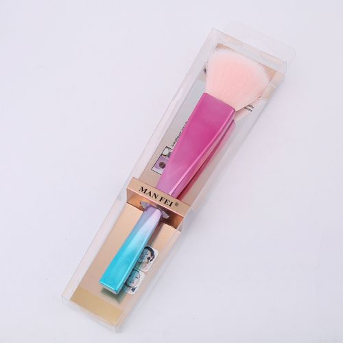 cosmetic brush blush brush flame-shaped high-gloss brush loose powder brush makeup brush tool single manufacturer wholesale