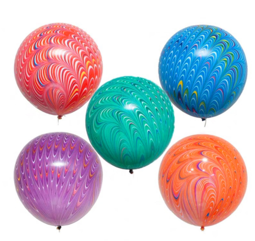18-Inch Peacock Pattern Phoenix Pattern Rubber Balloons Wedding Party Photo Decoration Balloon Party Show Window Decoration