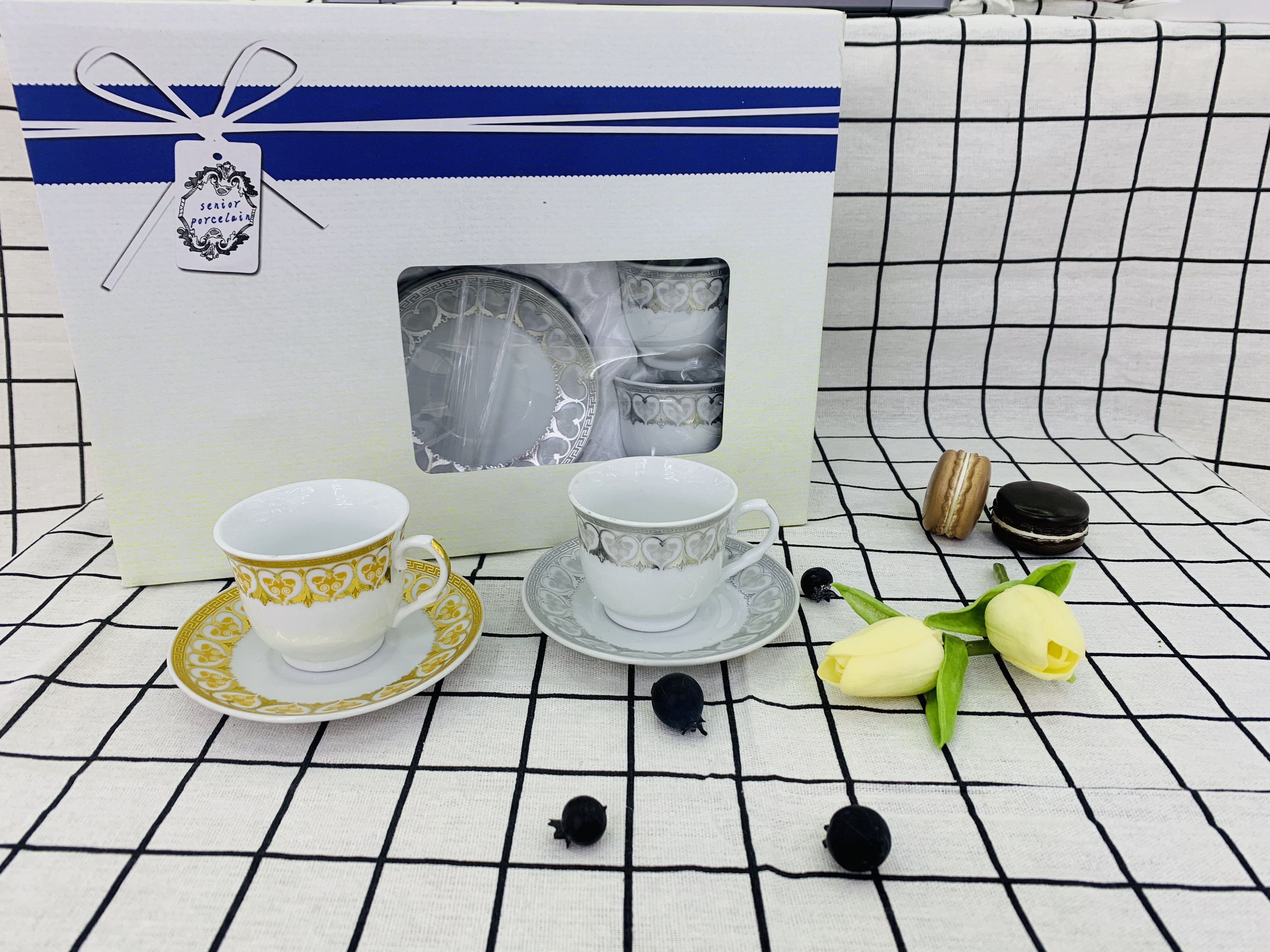 欧式咖啡杯碟咖啡杯高档陶瓷杯出口杯碟