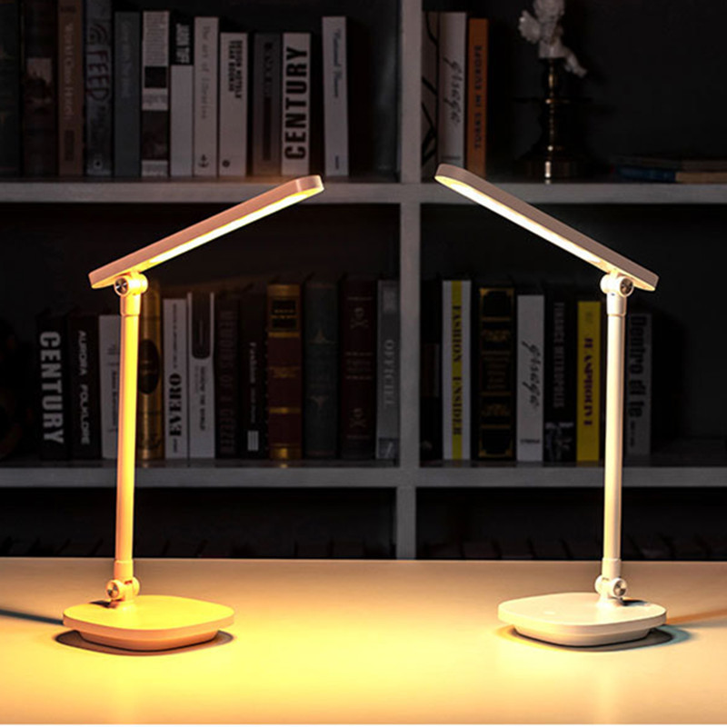 北欧风朗读者LED护眼台灯USB学生宿舍卧室阅读折叠充电小夜灯