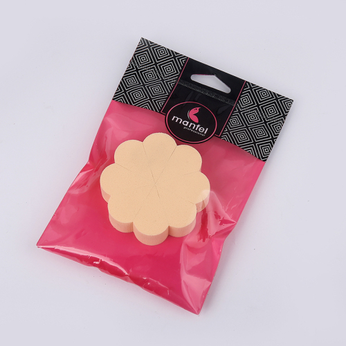 new flower-shaped single pack powder puff dry make up with bb cream powder puff not easy to absorb powder personalized powder puff factory direct