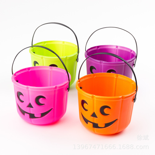 halloween products， pumpkin bucket
